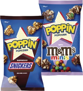 Poppin-MMs-or-Snickers-Popcorn-110g on sale