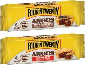 FourN-Twenty-Angus-Beef-Pies-4-Pack-700g on sale