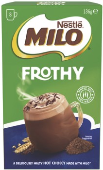 Milo+Frothy+Hot+Chocolate+Sachets+8+Pack