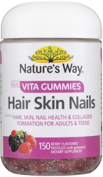 Natures-Way-Adult-Vita-Gummies-Hair-Skin-Nails-150-Pack on sale