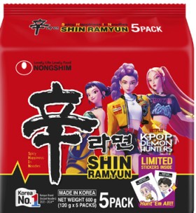Nongshim+Ramyun+Noodles+5+Pack+600g