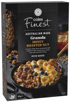 Coles+Finest+Honey+Roasted+Nut+Granola+500g