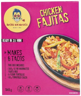 Hecho-en-Mexico-Chicken-Fajitas-Kit-548g on sale