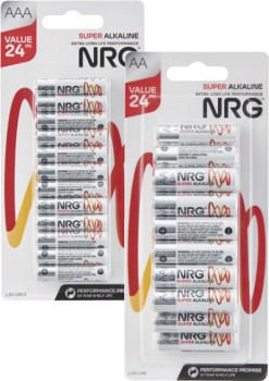 NRG+Batteries+AA+or+AAA+24+Pack