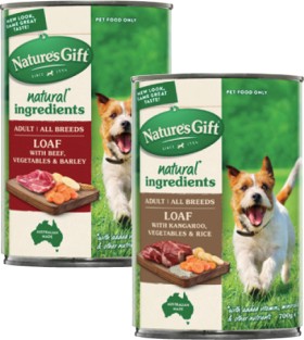Natures-Gift-Dog-Food-700g on sale