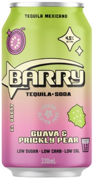 Barry-Guava-Prickly-Pear-Tequila-Soda-Cans-4x330mL on sale