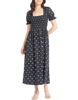 Stella+Linden+Dress+in+Indigo+and+Cream