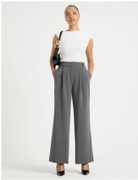 Blaq-Wide-Leg-Pant-Charcoal on sale