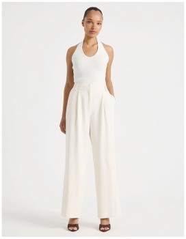 Blaq-Wide-Leg-Pant-Ecru on sale