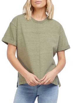 All-About-Eve-Washed-Tee-Khaki on sale