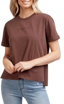 All-About-Eve-Washed-Tee-Brown on sale
