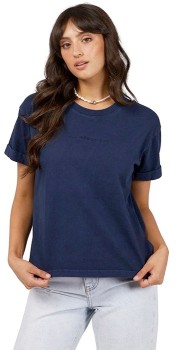 All+About+Eve+Washed+Tee+-+Navy