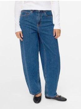 Vero-Moda-Billie-Barrel-Ankle-Jeans-Medium-Blue on sale
