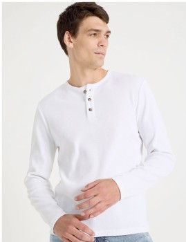 Grab+Long+Sleeve+Waffle+Henley