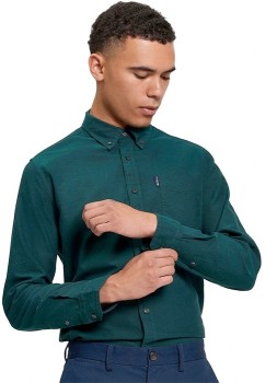 Ben-Sherman-Signature-Oxford-Shirt-Dark-Green on sale