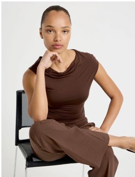 Blaq-Jersey-Top-Brown on sale