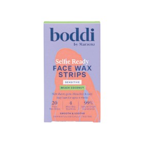 Boddi-Selfie-Ready-Face-Wax-Strips-Sensitive-Pk-20 on sale
