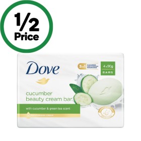 Dove-Beauty-Cream-Soap-Bar-Pk-4 on sale