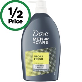 Dove-MenCare-Sport-Fresh-Face-Body-Wash-1-Litre on sale