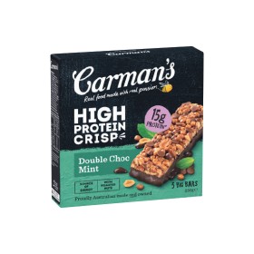 Carman%26rsquo%3Bs+High+Protein+Crisp+Bars+250g+Pk+5