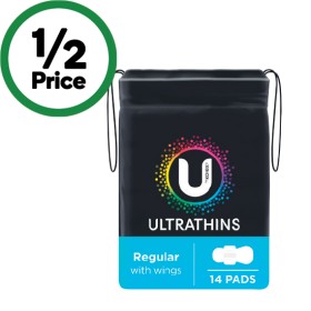 U+by+Kotex+Ultrathins%2C+Maxi+or+Zero+Pads+Pk+8-16