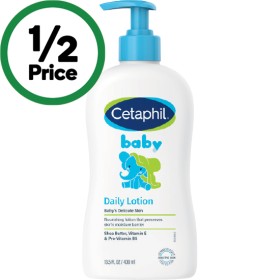 Cetaphil-Baby-Daily-Lotion-or-Gentle-Wash-Shampoo-400ml on sale