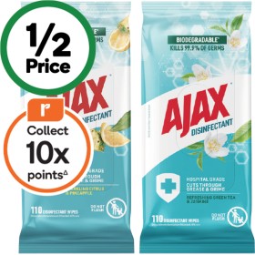 Ajax-Disinfectant-Wipes-Pk-110 on sale