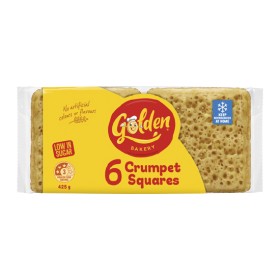 Golden-Crumpet-Squares-Pk-6 on sale