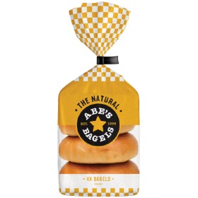Abes-Bagels-Varieties-360g-Pk-4 on sale