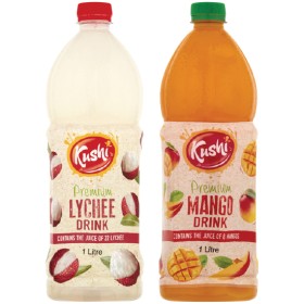 Kushi-Mango-or-Lychee-Juice-1-Litre on sale