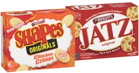 Arnott%26rsquo%3Bs+Shapes+130-190g+or+Jatz+170-225g+Selected+Varieties