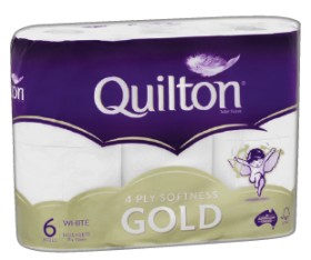 Quilton+Gold+Toilet+Tissue+4+Ply+6+Pack