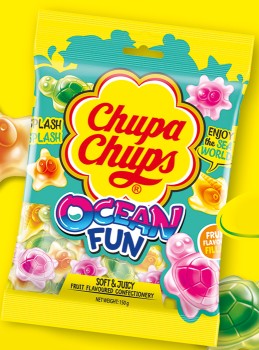 NEW-Chupa-Chups-Ocean-Fun-Share-Bag-150g on sale