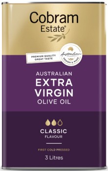 Cobram+Estate+Extra+Virgin+Olive+Oil+3+Litre+Selected+Varieties