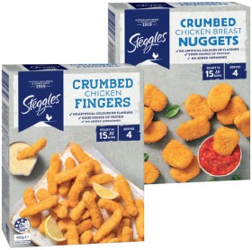 Steggles+Crumbed+Chicken+Nuggets+or+Fingers+400g
