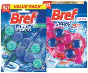 Bref+Rim+Block+Toilet+Cleaner+Power+or+Blue+Active+2+Pack+Selected+Varieties