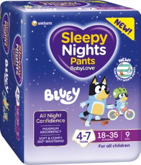 BabyLove+Sleepy+Nights+Pants+9%E2%80%9112+Pack+Selected+Varieties