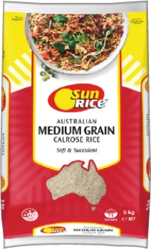 SunRice-Medium-Grain-White-or-Brown-Rice-5kg on sale