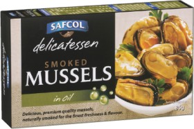 Safcol+Delicatessen+Mussels+85g+Selected+Varieties