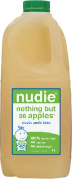 Nudie+Cloudy+Apple+or+Tropical+Brekkie+Juice+2+Litre