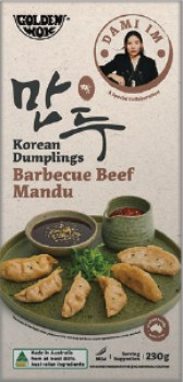 Golden-Wok-Korean-Dumplings-Barbecue-Beef-Mandu-230g on sale