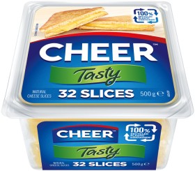 Cheer+Cheese+Slices+32+Pack+Selected+Varieties