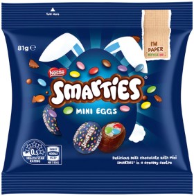 Nestl-Mini-Egg-Bag-Smarties-81g-KitKat-90g-or-Milkybar-95g on sale