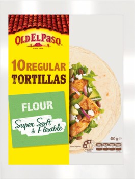 Old-El-Paso-Tortillas-Regular-10-Pack on sale