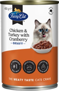 Fussy-Cat-Wet-Cat-Food-400g-Selected-Varieties on sale
