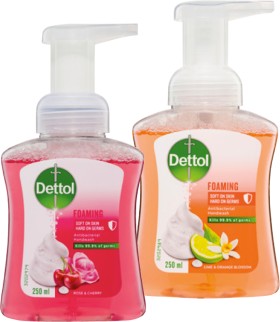 Dettol+Foaming+Hand+Wash+250mL+Selected+Varieties