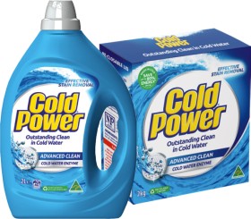 Cold-Power-Laundry-Liquid-2-Litre-or-Powder-2kg-Selected-Varieties on sale