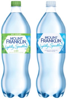 Mount+Franklin+Lightly+Sparkling+Mineral+Water+1.25+Litre+Selected+Varieties