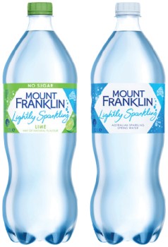 Mount+Franklin+Lightly+Sparkling+Mineral+Water+1.25+Litre+Selected+Varieties