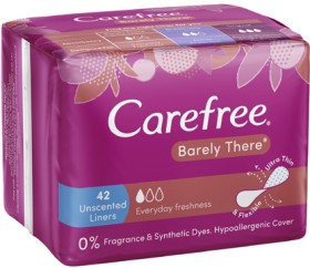 Carefree+Barely+There+Unscented+Liners+42+Pack